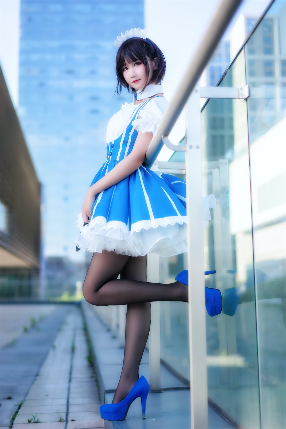 三度_69加藤惠蓝白女仆27图插图