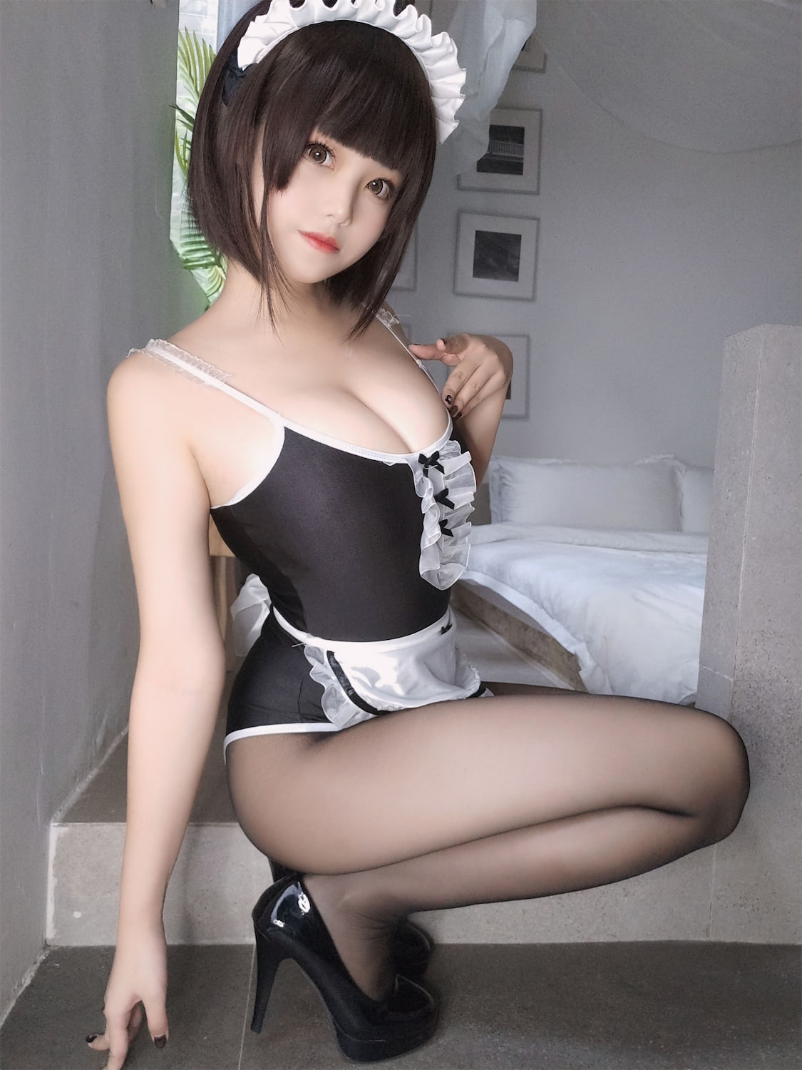 蜜汁猫裘黑丝女仆42图4视频插图3