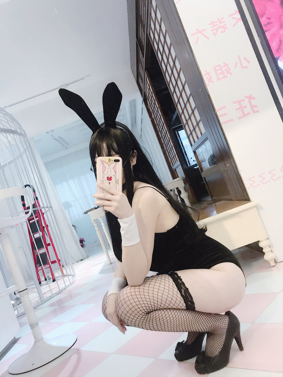 雪晴Astra眼镜兔女郎40图4视频插图2