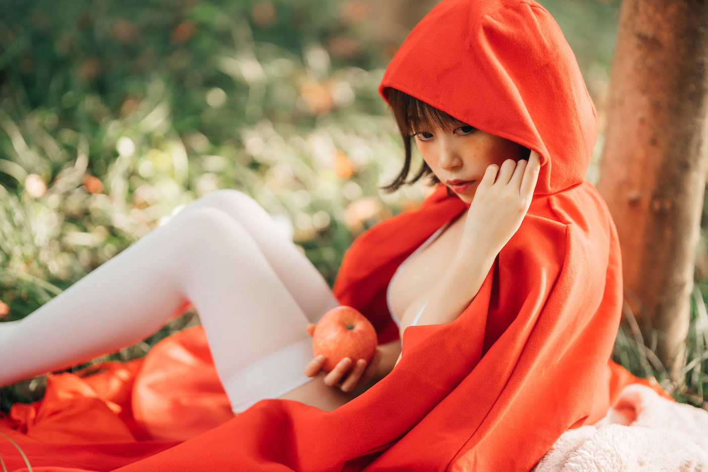 奈汐酱nice大红帽26图2视频插图