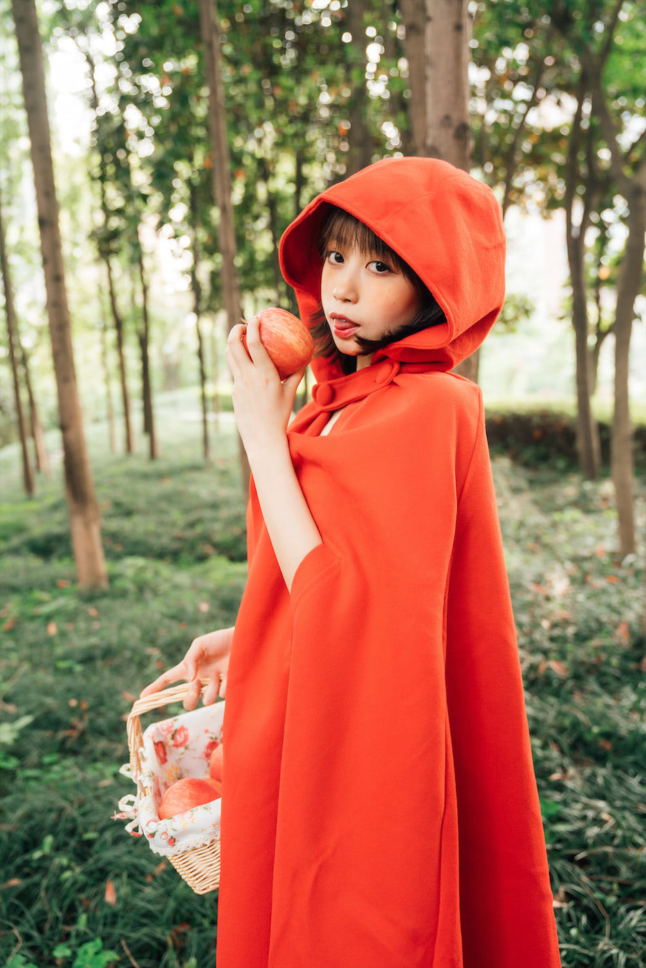 奈汐酱nice大红帽26图2视频插图1