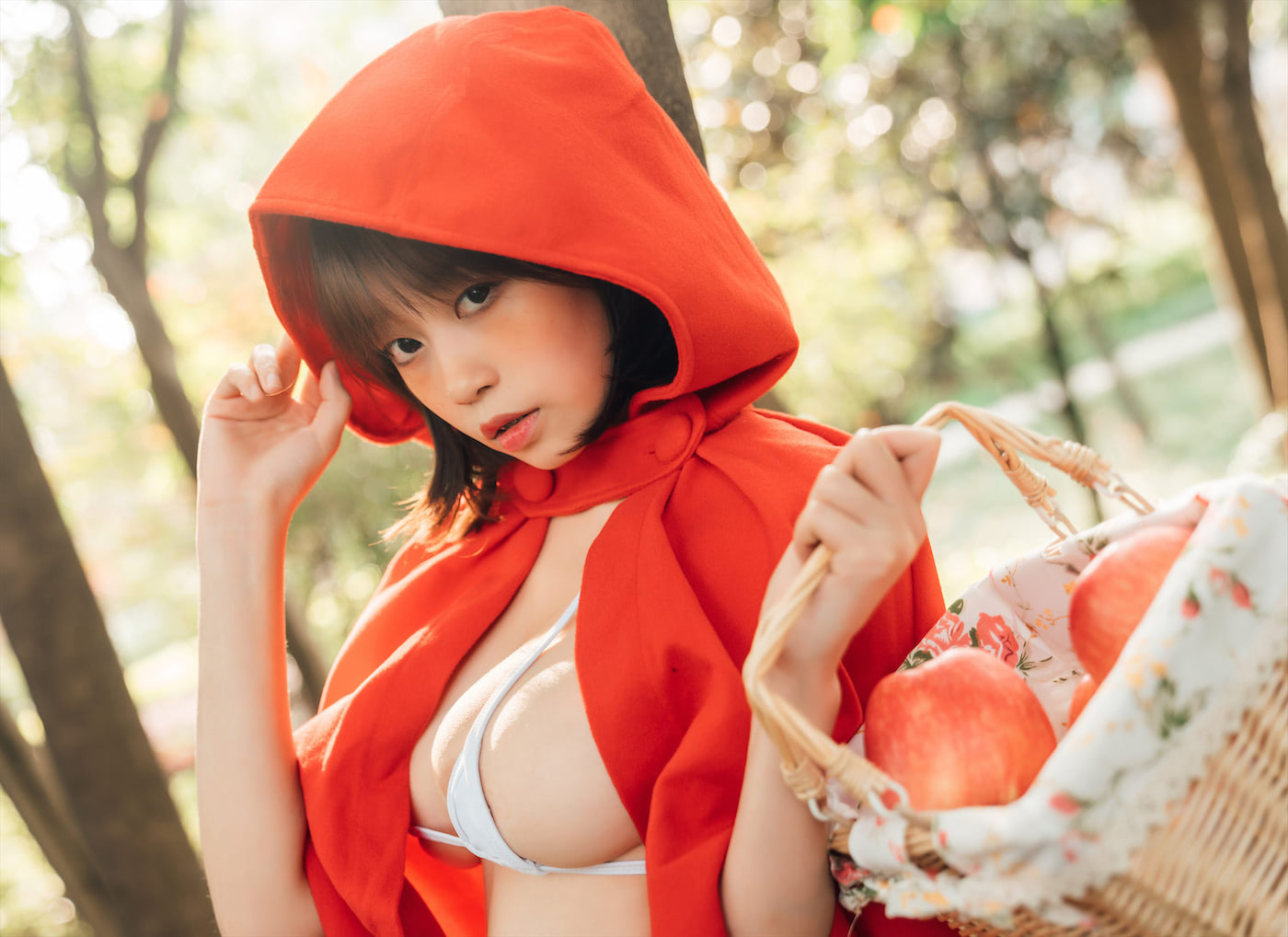 奈汐酱nice大红帽26图2视频插图2