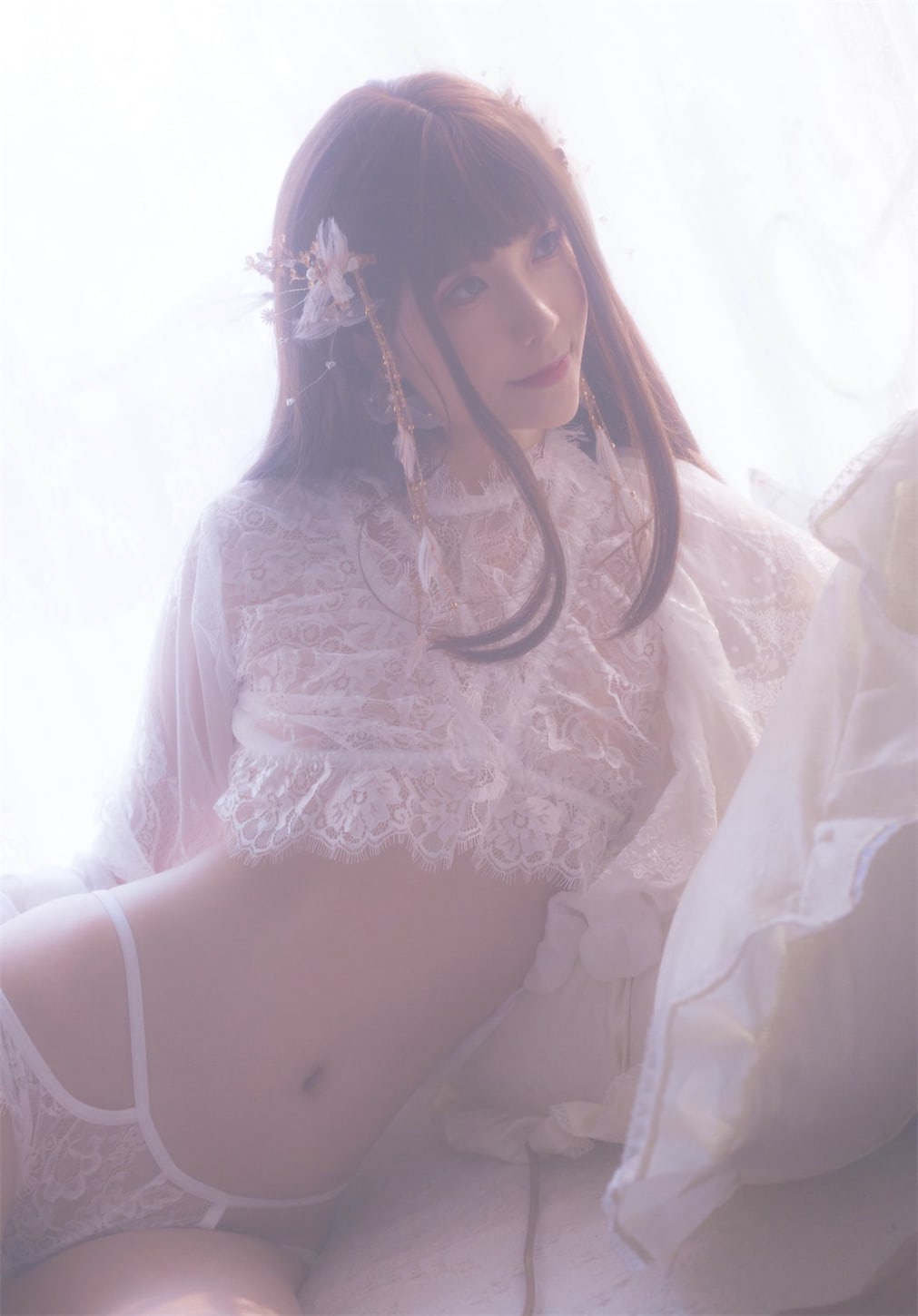 Sakiiii翎柒流云白裙34图插图2