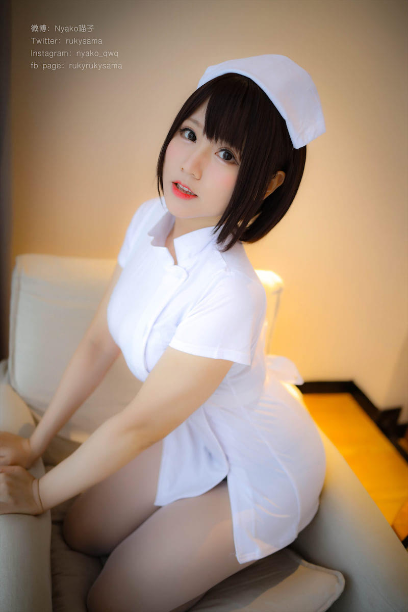 nyako喵子白衣护士81图3视频插图3