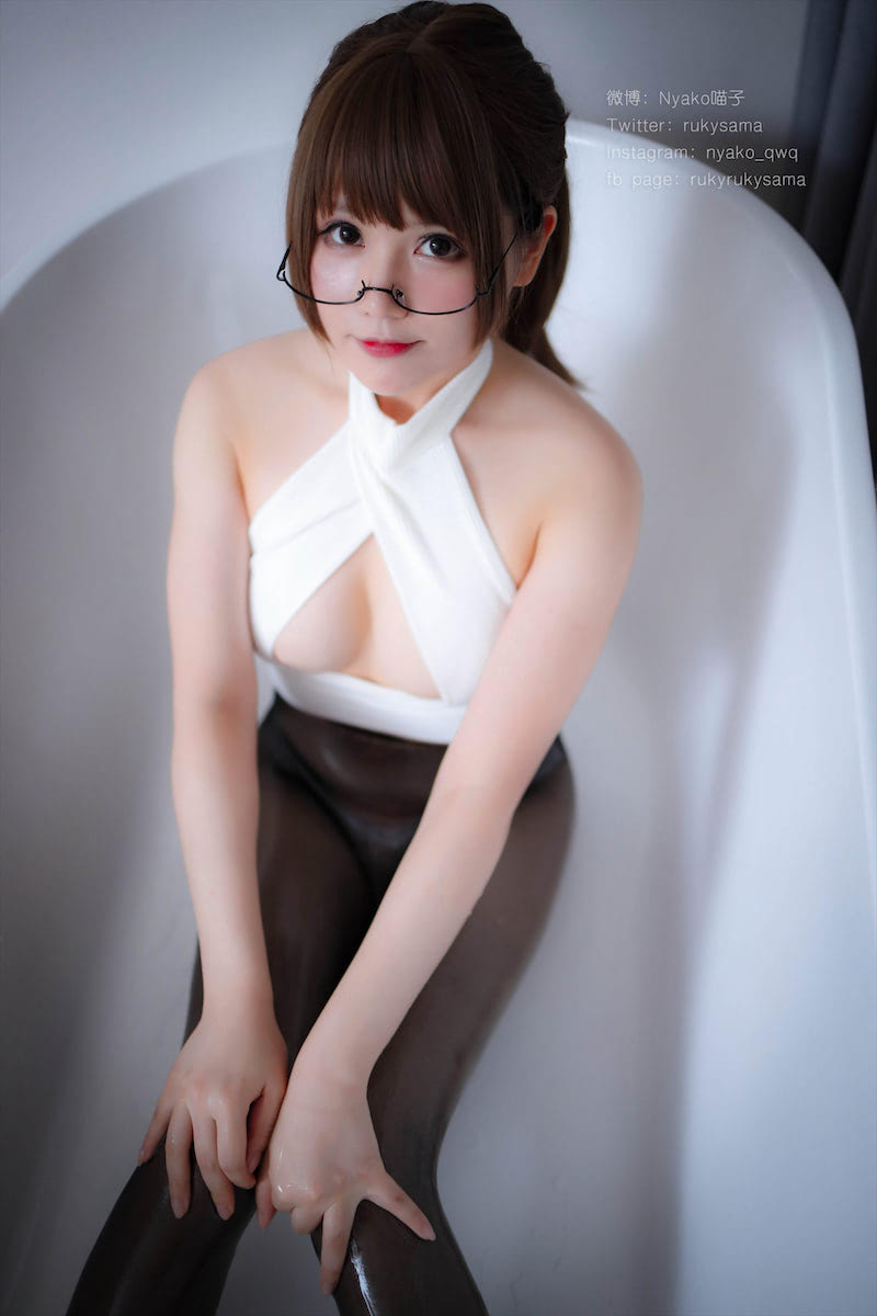 nyako喵子眼镜姐姐74图2视频插图