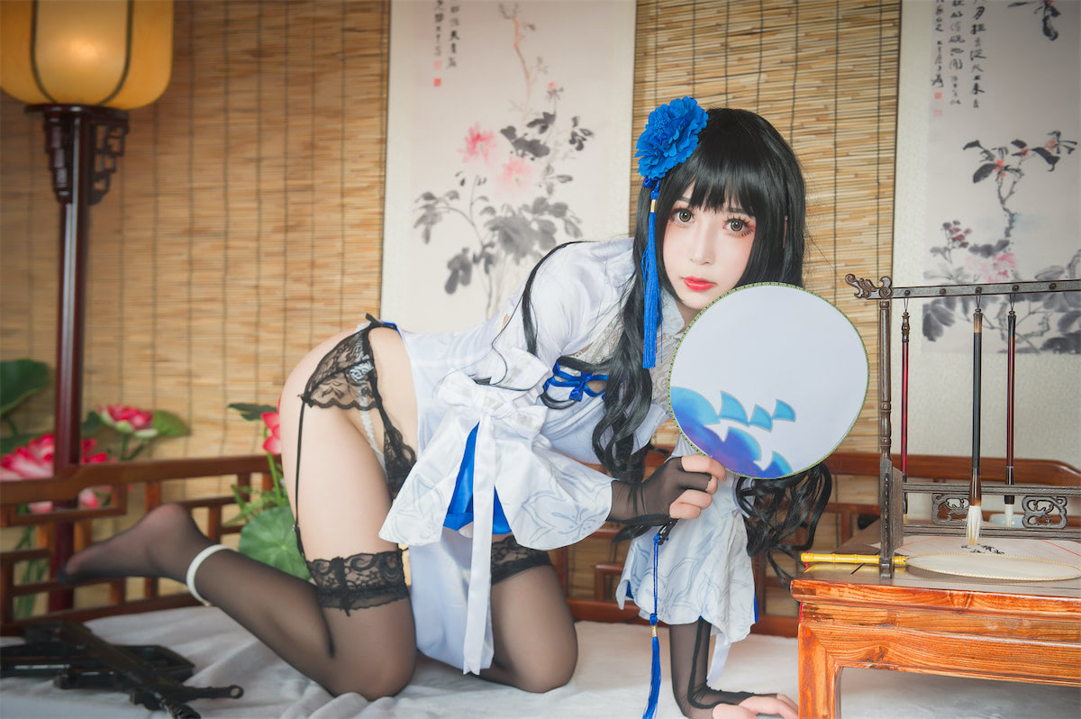 w黑米粥w95式玉玲珑旗袍23图插图
