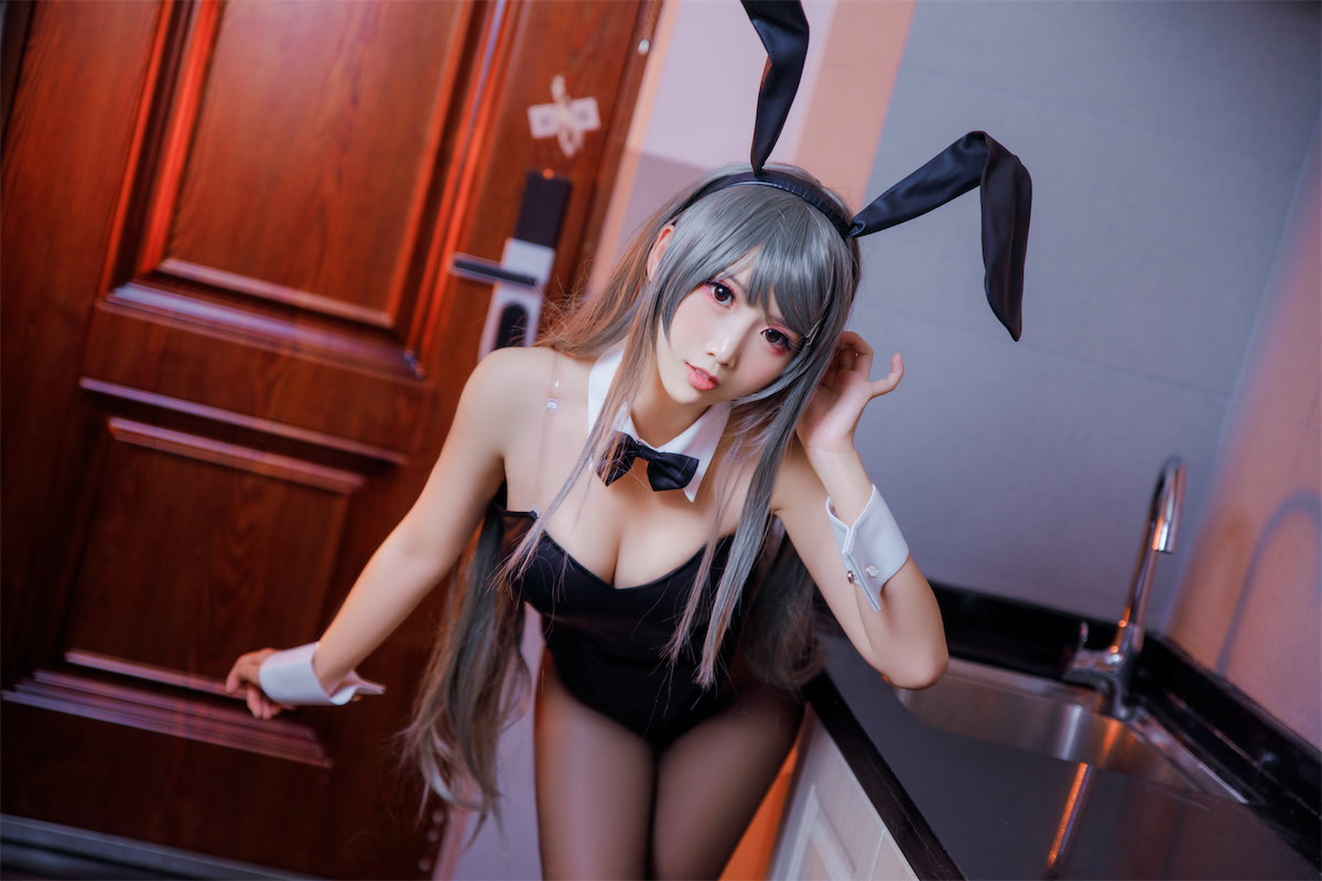 面饼仙儿厨房樱岛麻衣兔女郎16图插图1