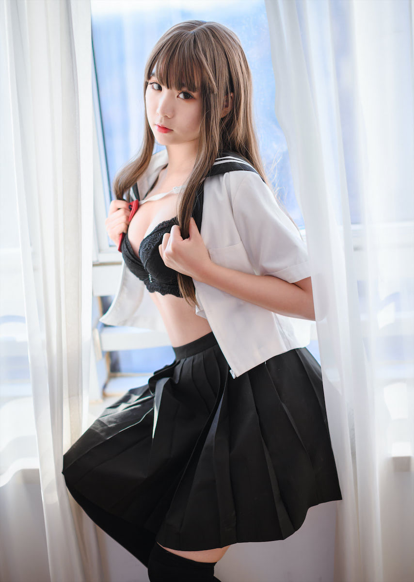 是青水JK高中水手服30图插图3