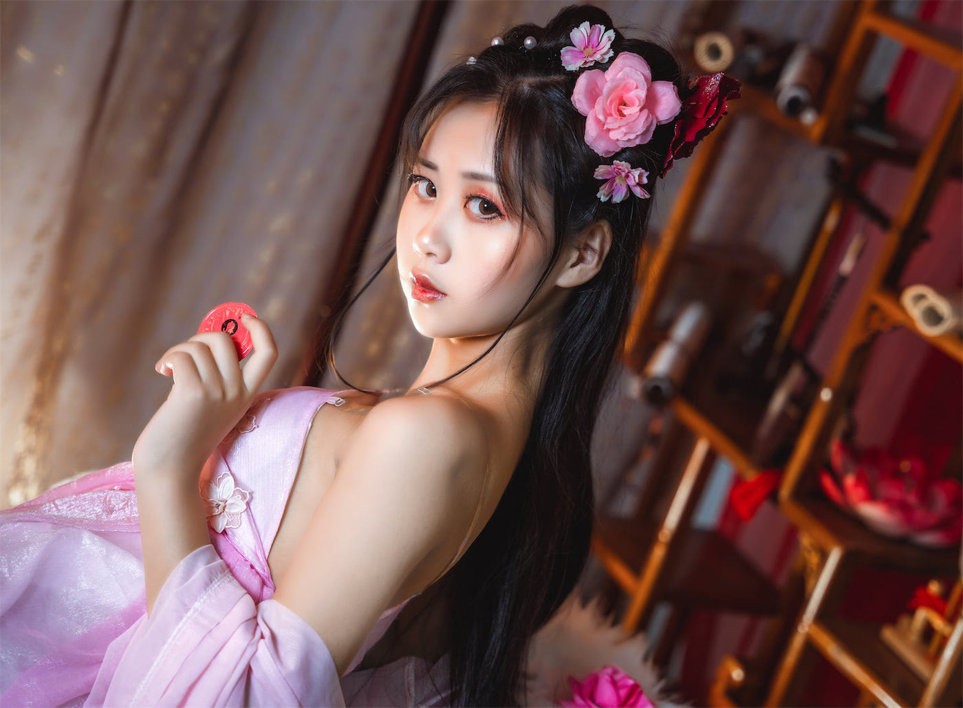 萌芽儿o0古装粉裙19图插图1