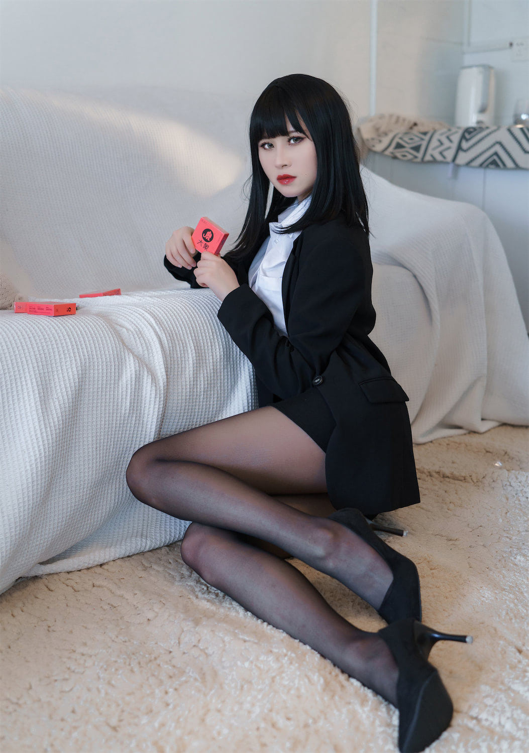 田璐璐新晋黑丝OL42图插图3