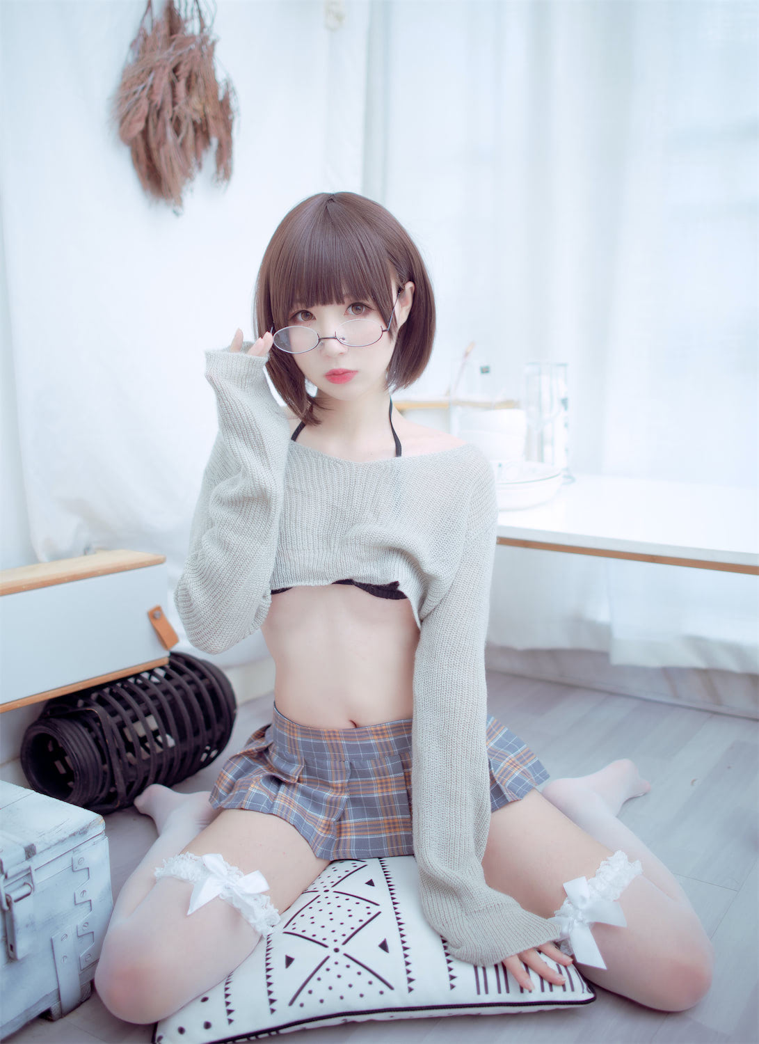 西园寺南歌灰毛衣9图插图2