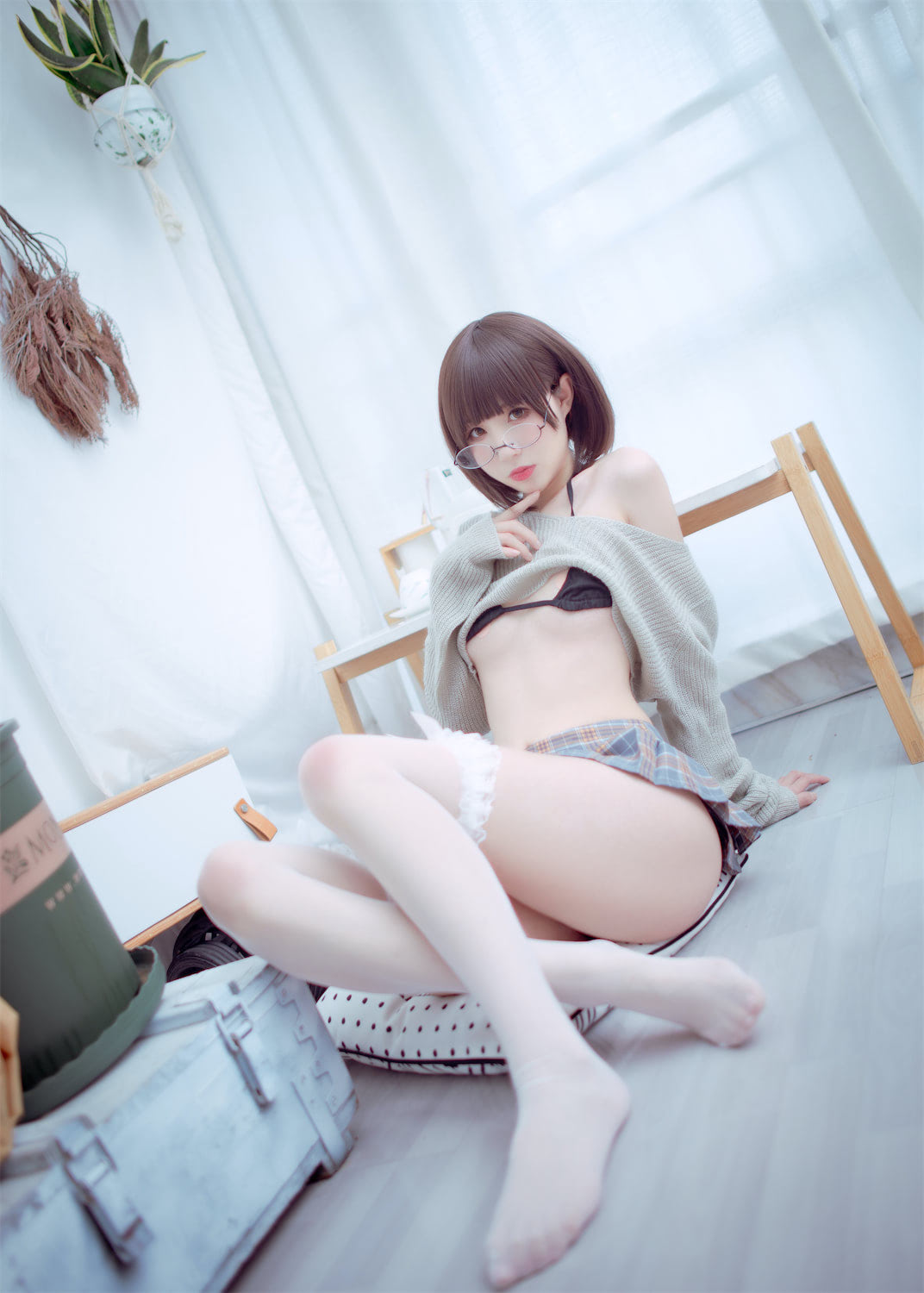 西园寺南歌灰毛衣9图插图4