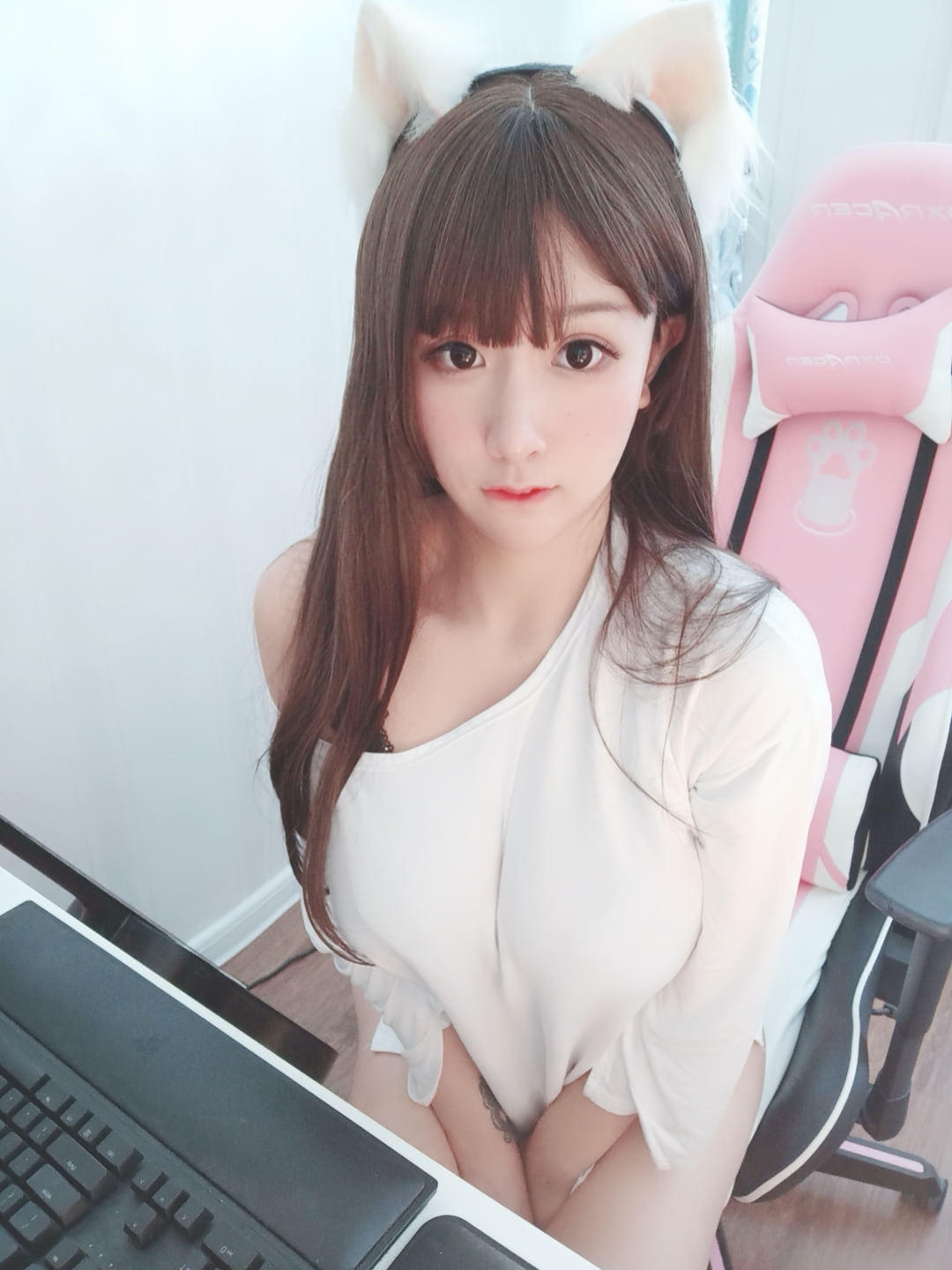 猫九酱 日常猫耳自拍29图1视频插图4