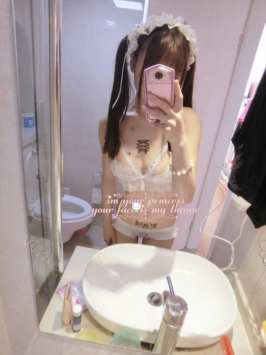 赛高酱 纯白蕾丝比基尼30图插图1