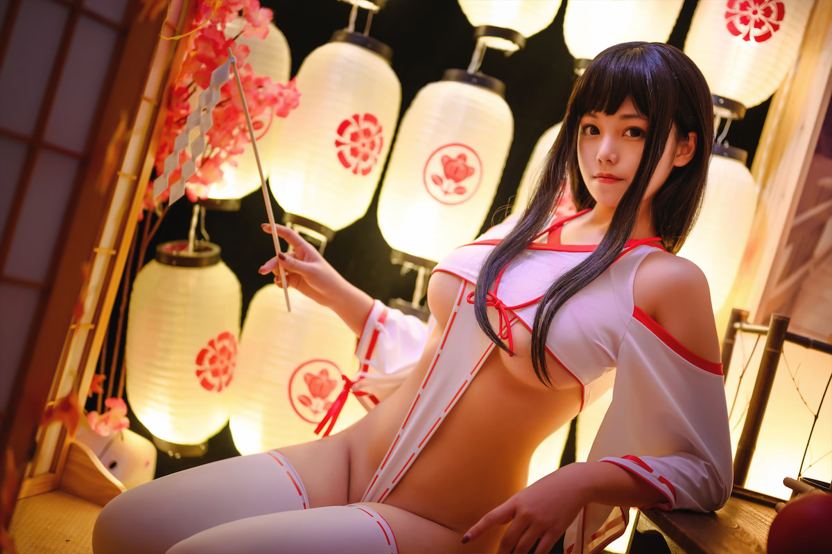 蜜汁猫裘神社巫女32图插图3