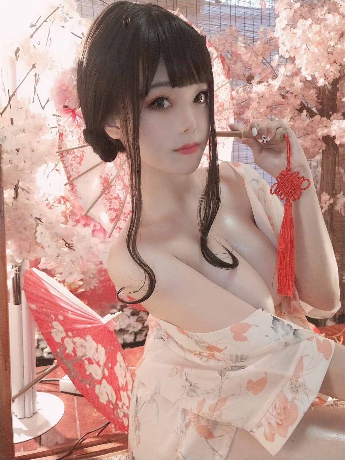 蜜汁猫裘日式浴娘29图4视频插图3
