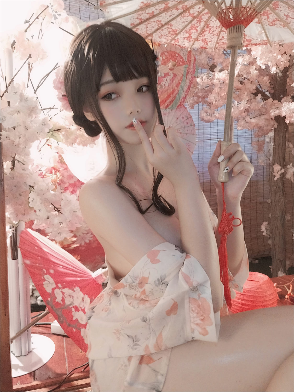 蜜汁猫裘日式浴娘29图4视频插图4