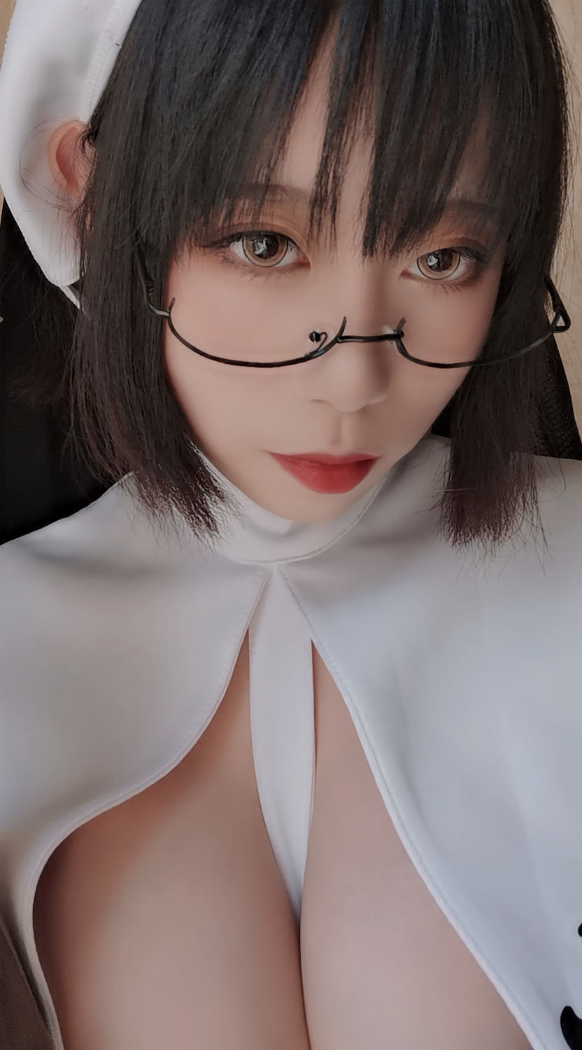 奈汐酱nice黑胶衣修女41图7视频插图1