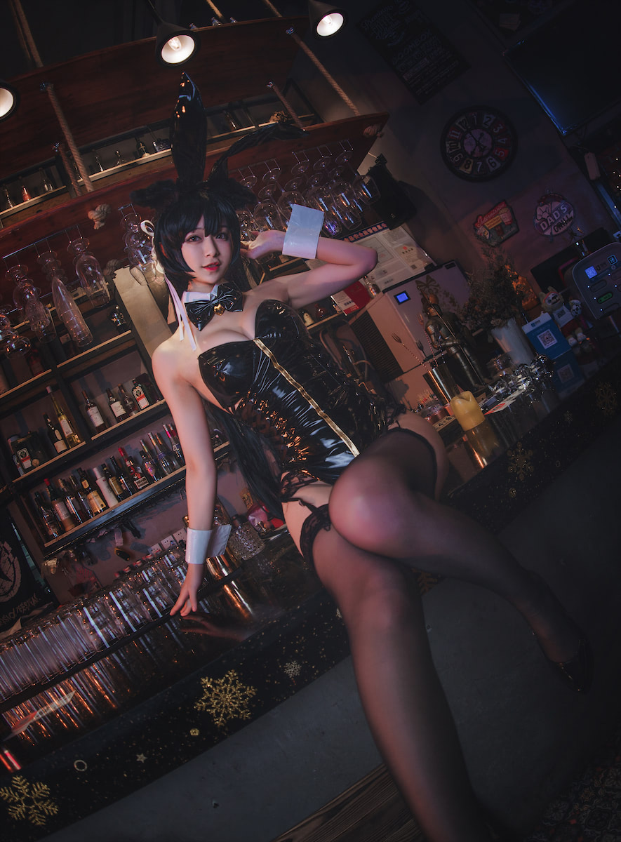 铁板烧鬼舞w爱宕兔女郎10图插图1