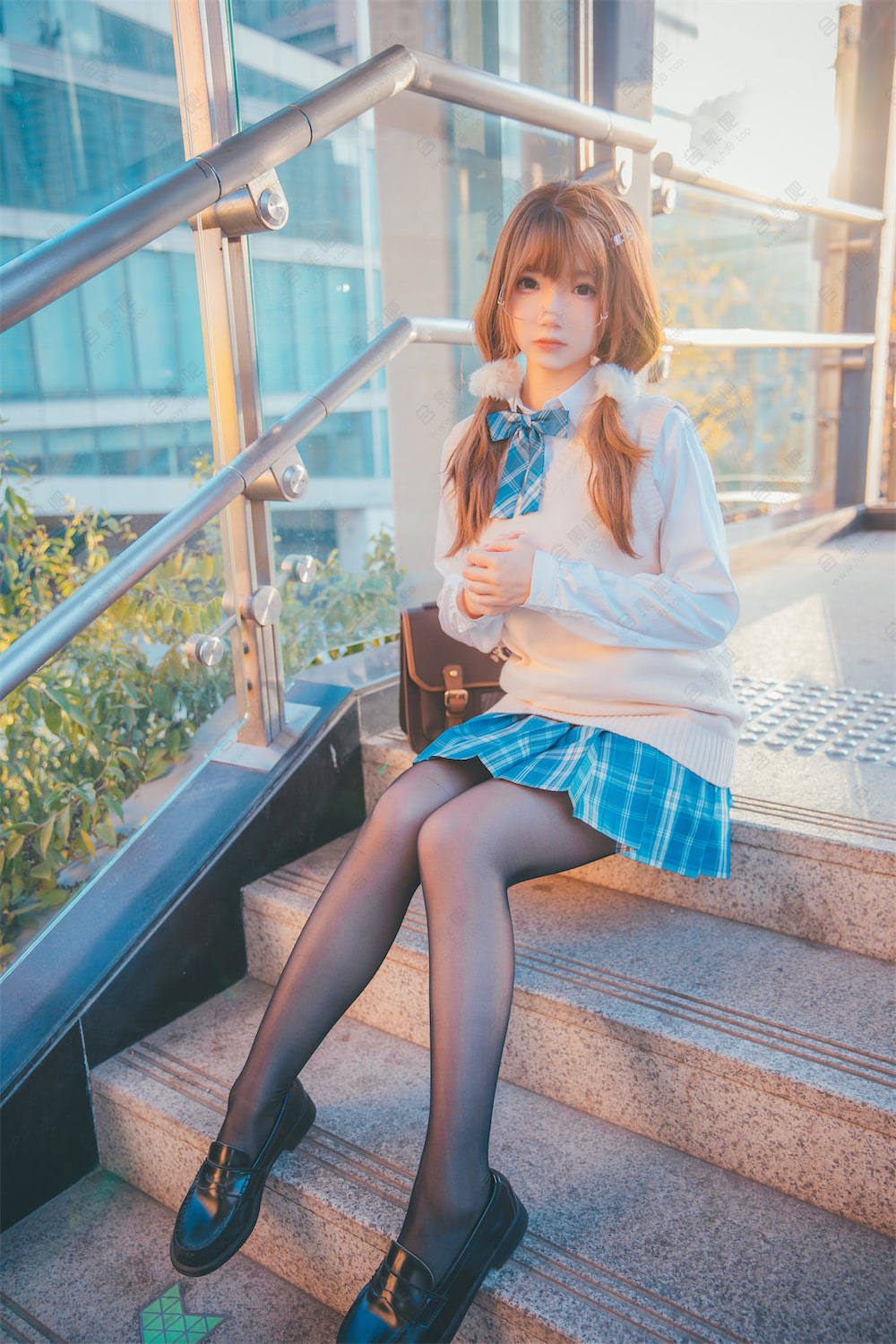 雪晴Astra夕阳JK21图插图1