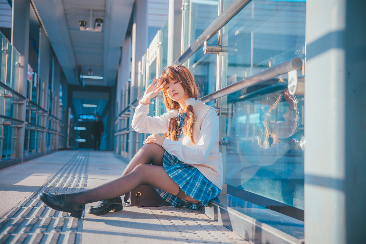 雪晴Astra夕阳JK21图插图2