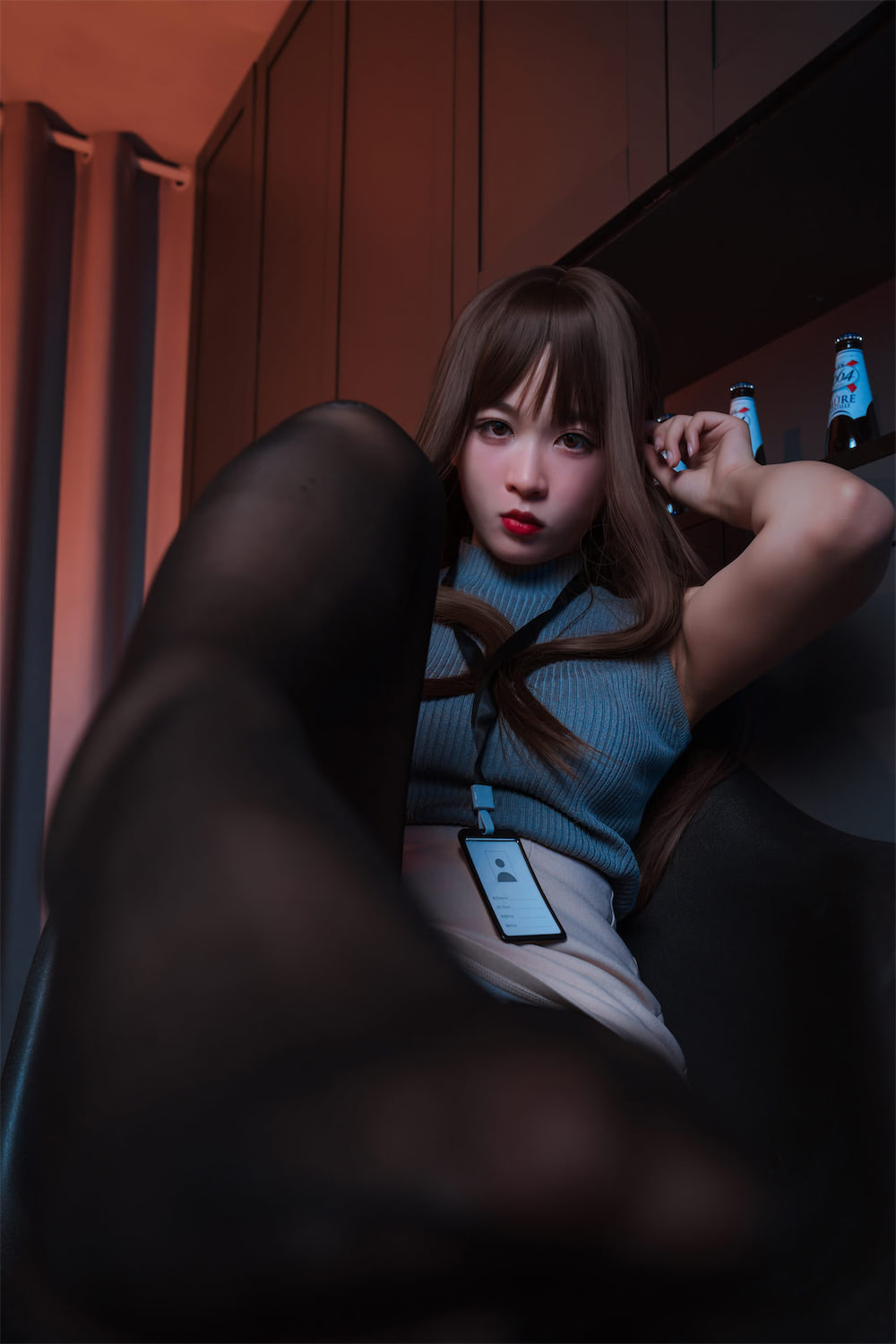 轩萧学姐喝醉了的黑丝ol57图插图