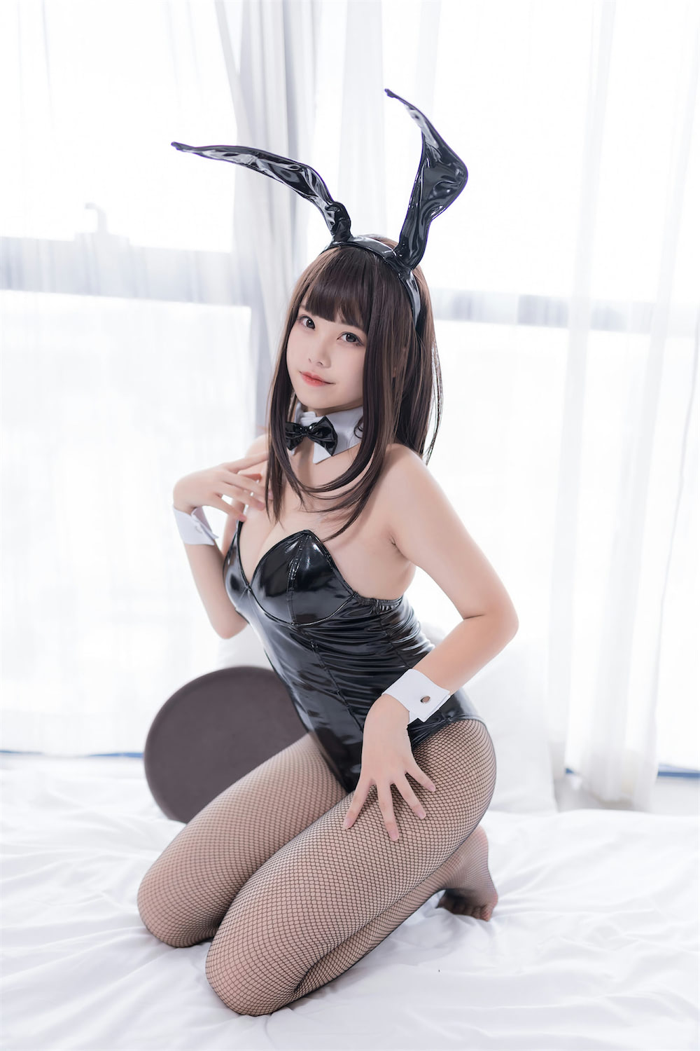 蜜汁猫裘网袜兔女郎40图插图1