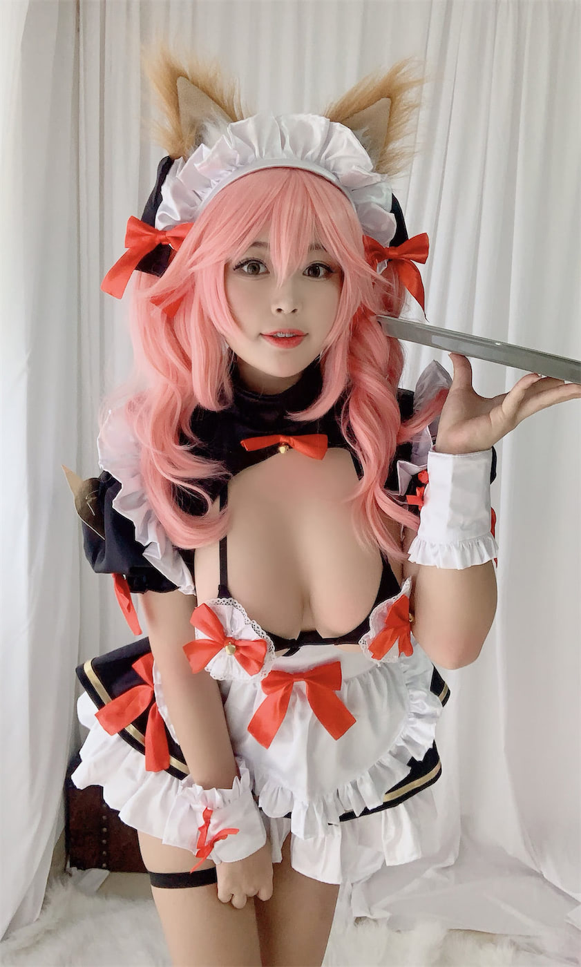 白烨烨玉藻前同人女仆52图6视频插图