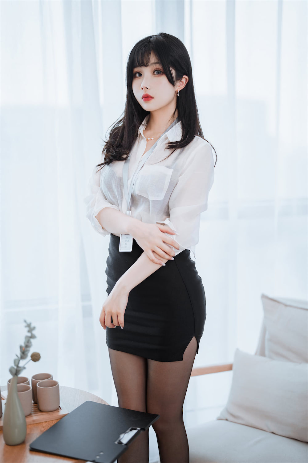 rioko凉凉子OL前辈51图11视频插图1