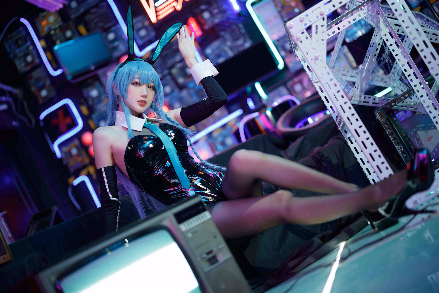 周叽是可爱兔兔树城兔女郎28图插图