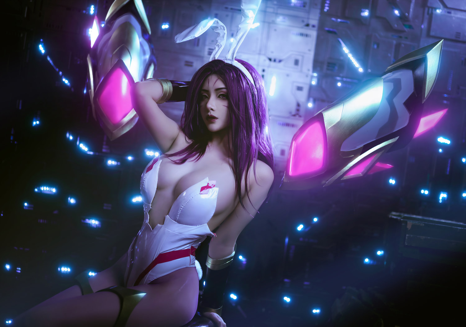 雯妹不讲道理LOL卡莎兔耳10图插图3