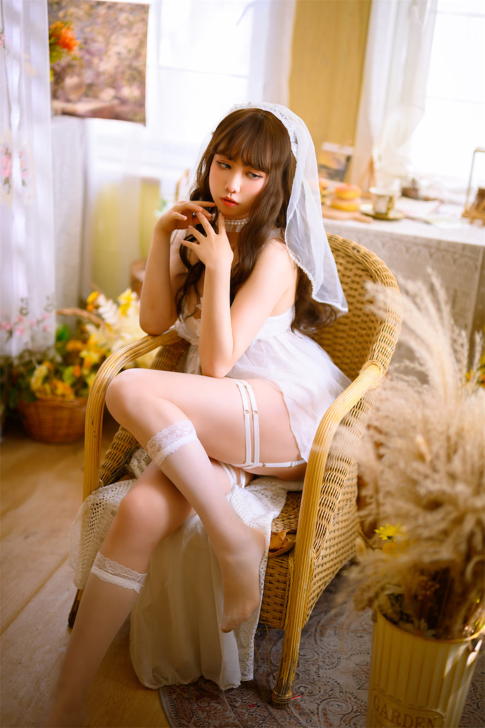 渡边早季Saki婚纱30图插图1