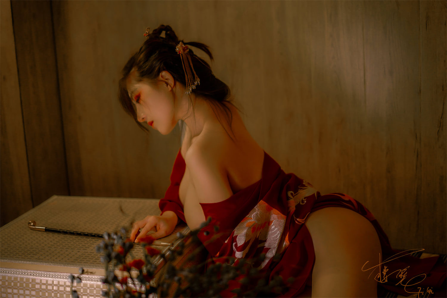 樱晚GIGI肚兜惊鸿46图插图3