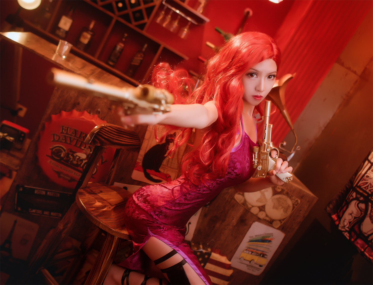 鳗鱼霏儿 厄运小姐旗袍11图插图