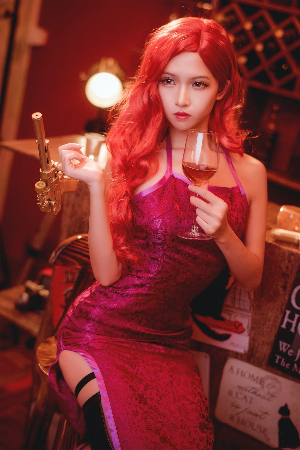 鳗鱼霏儿 厄运小姐旗袍11图插图1