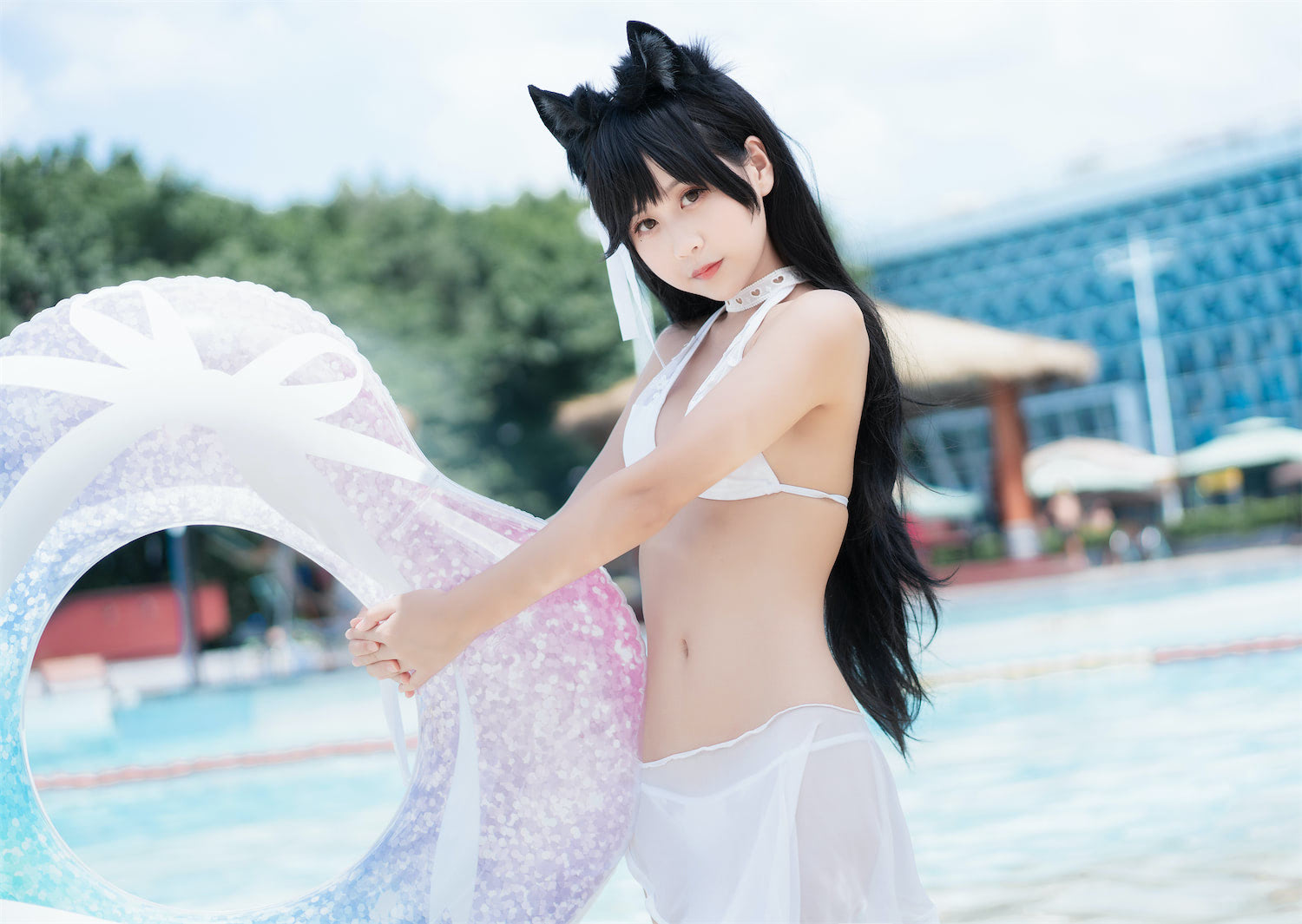 萌芽儿o0碧蓝航线爱宕泳装30图1视频插图2