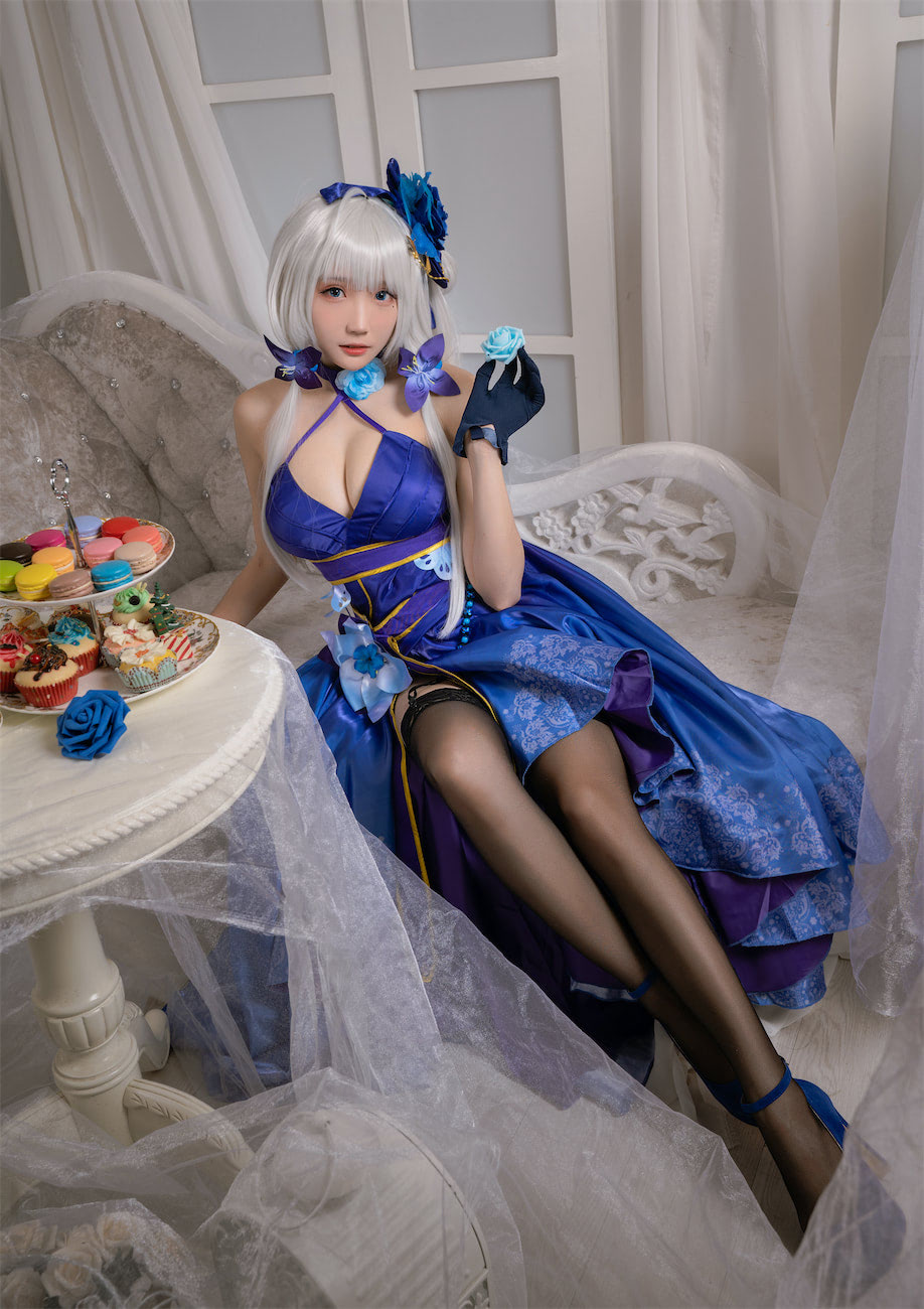瓜希酱碧蓝航线光辉礼服18图插图3