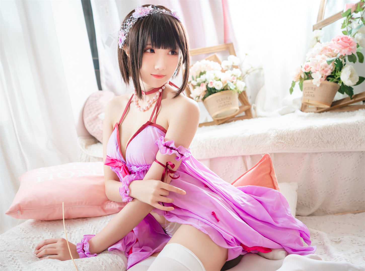 瓜希酱加藤惠睡衣14图插图2