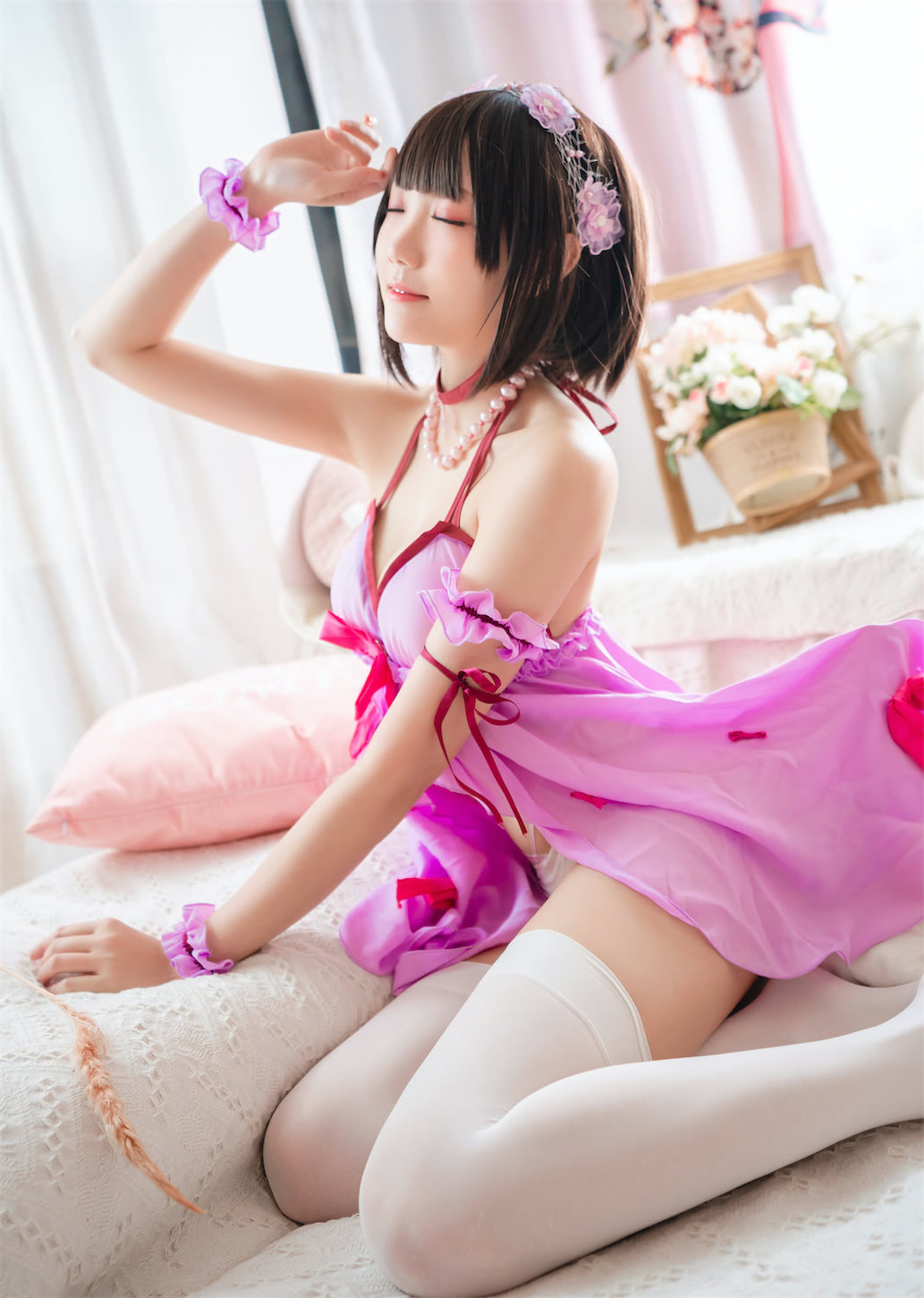 瓜希酱加藤惠睡衣14图插图3