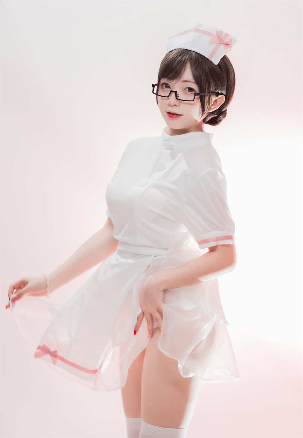 花铃粉色护士90图插图5