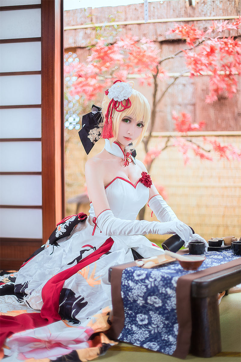 鳗鱼霏儿尼禄和风礼服16图插图2