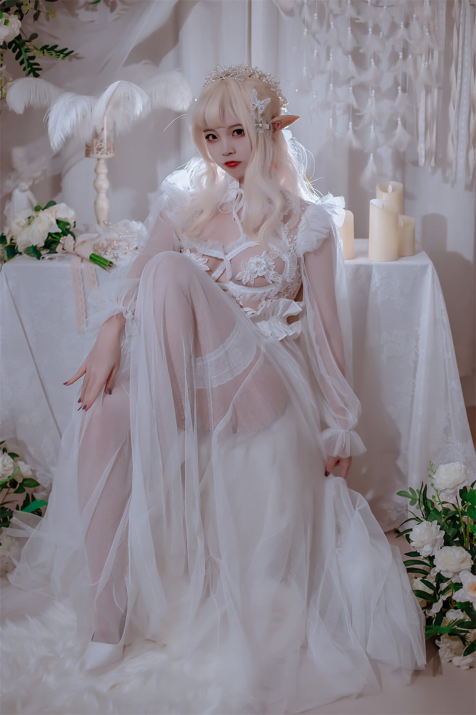 二佐Nisa精灵白丝公主60图插图