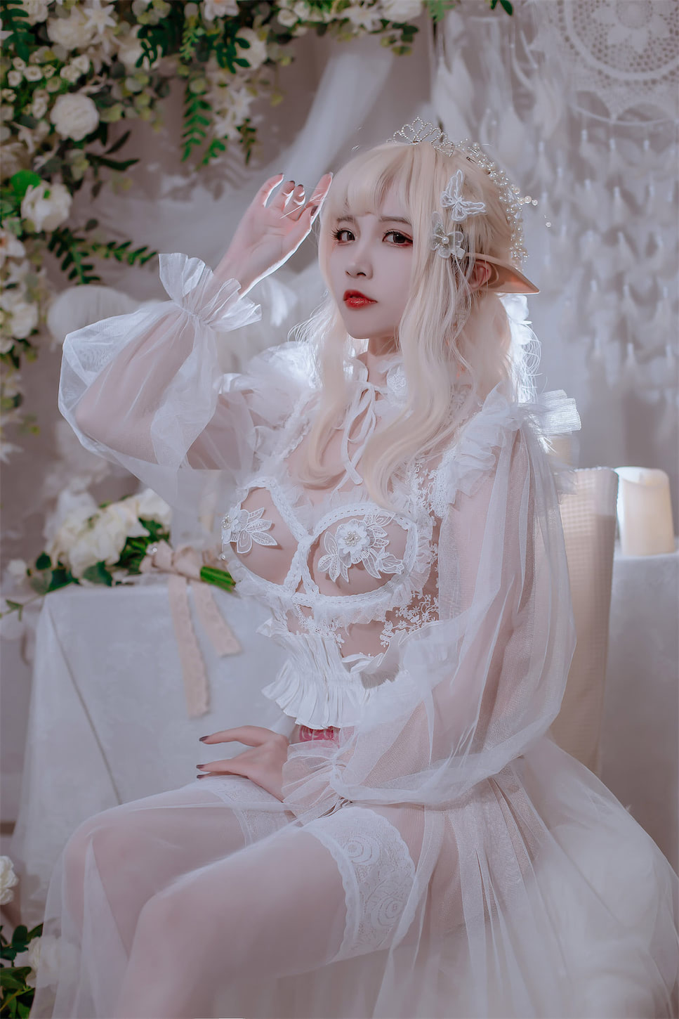 二佐Nisa精灵白丝公主60图插图1