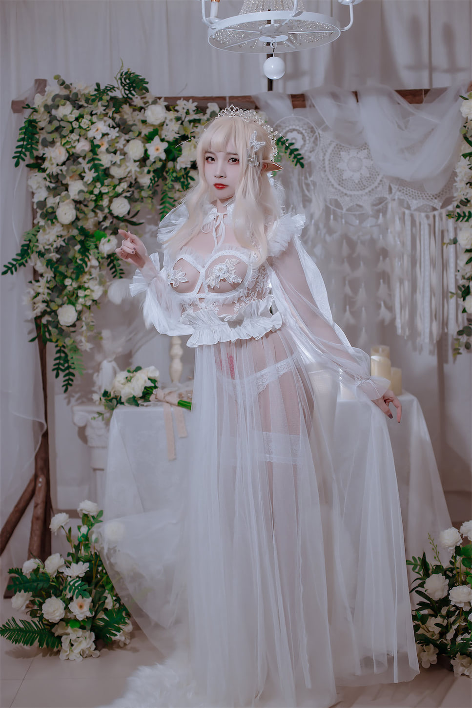 二佐Nisa精灵白丝公主60图插图3