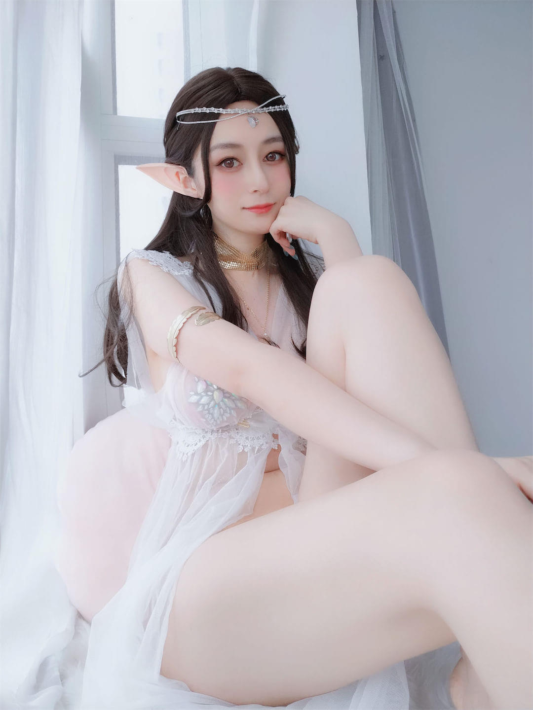 白银81精灵宝石蕾丝内衣70图插图