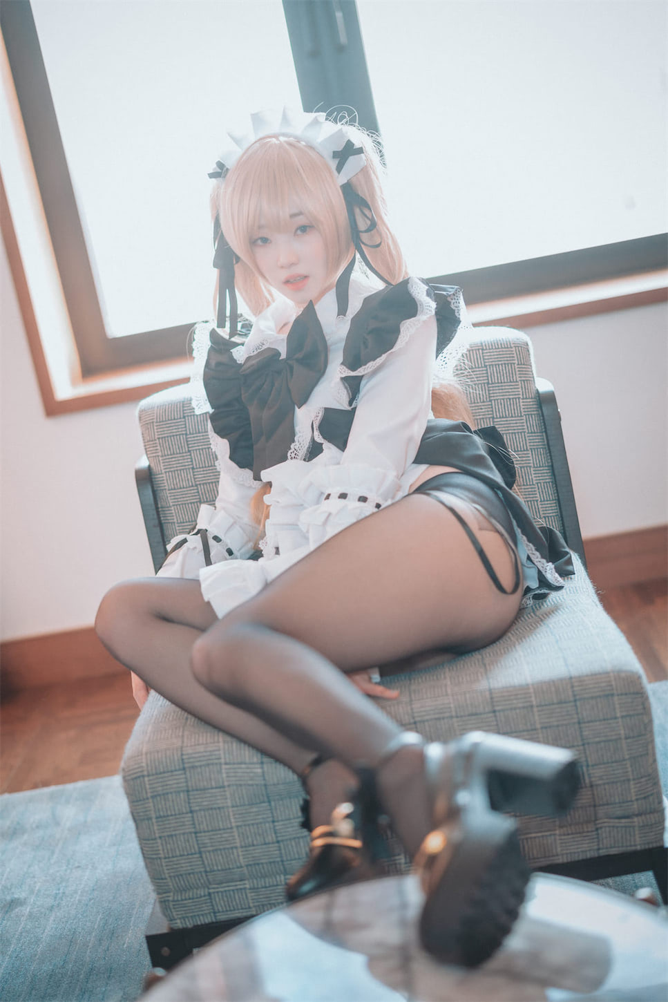 밤비bambi命运之子奈芙蒂斯黑丝女仆100图插图