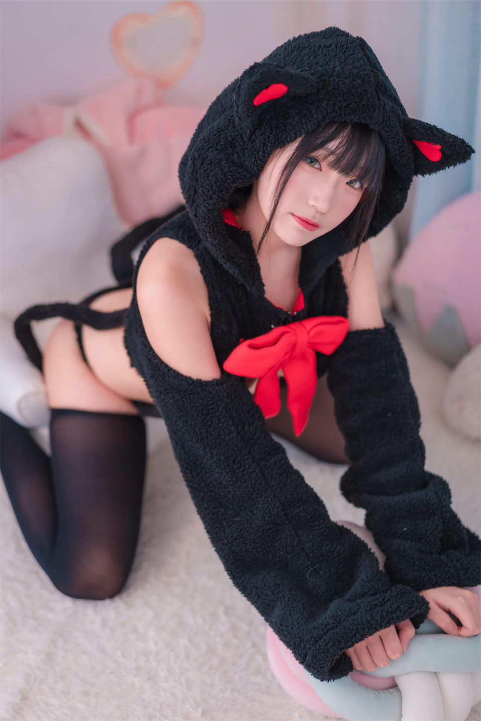 弥美Mime黑丝黑猫22图插图1