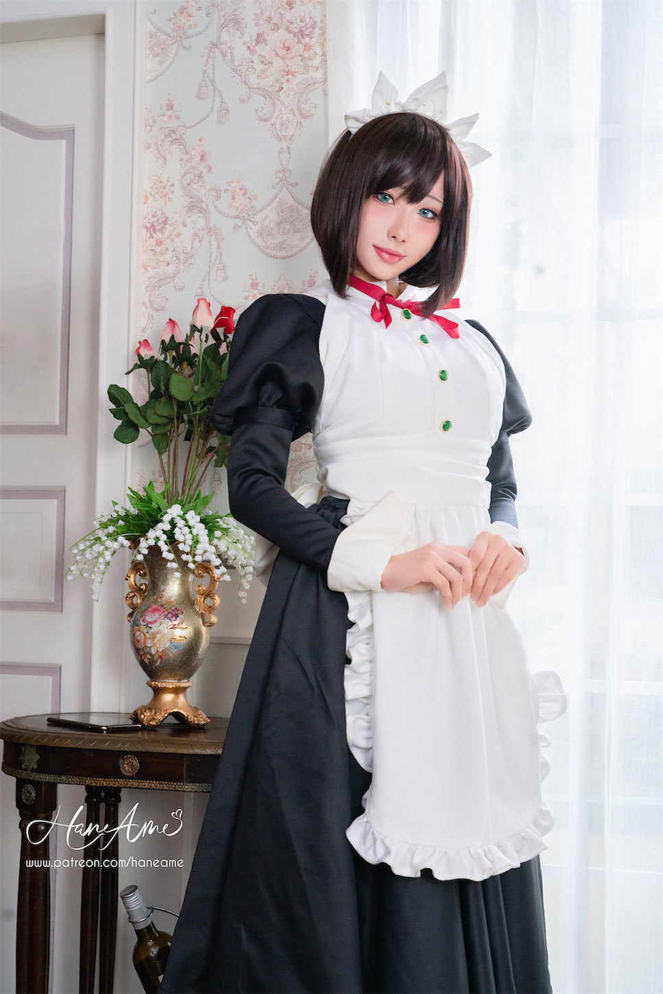 HaneAme伊东千岁白丝女仆25图插图1