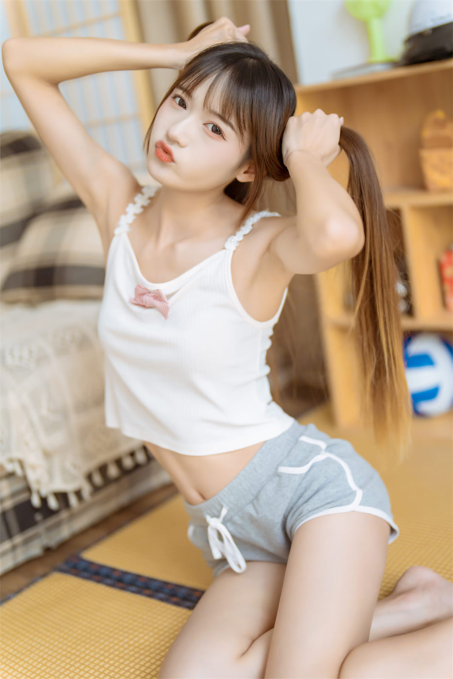 兔子Zzz不吃胡萝卜早安度假的兔子少女91图插图4