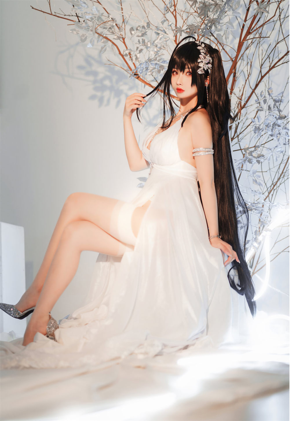 rioko凉凉子大凤白丝花嫁39图插图2